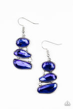 Load image into Gallery viewer, Gem Galaxy Blue Earrings