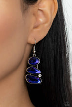 Load image into Gallery viewer, Gem Galaxy Blue Earrings