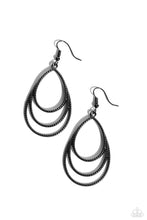 Load image into Gallery viewer, Trendy TIER-Drops Black Earrings