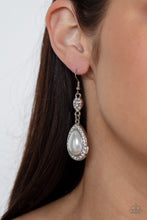 Load image into Gallery viewer, Elite Elegance White Earrings