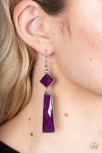 Load image into Gallery viewer, Hollywood Harmony Purple Earrings