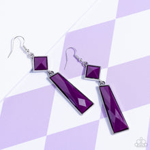 Load image into Gallery viewer, Hollywood Harmony Purple Earrings