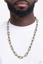 Load image into Gallery viewer, Urban Quarterback Brass Men&#39;s Necklace