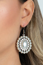 Load image into Gallery viewer, Dolled Up Dazzle White Earrings