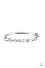 Load image into Gallery viewer, Petitely Powerhouse Pink Hinged Bracelet