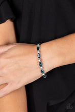 Load image into Gallery viewer, Petitely Powerhouse Blue Hinged Bracelet