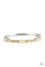 Load image into Gallery viewer, Petitely Powerhouse Yellow Hinged Bracelet