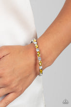 Load image into Gallery viewer, Petitely Powerhouse Yellow Hinged Bracelet