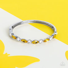 Load image into Gallery viewer, Petitely Powerhouse Yellow Hinged Bracelet