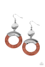 Load image into Gallery viewer, ENTRADA at Your Own Risk Brown Earrings
