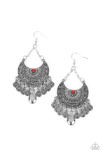 Load image into Gallery viewer, Lunar Allure Red Earrings