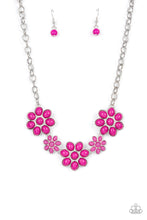 Load image into Gallery viewer, Flamboyantly Flowering Pink Necklace