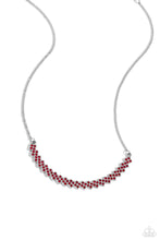 Load image into Gallery viewer, Dicey Demure Red Necklace