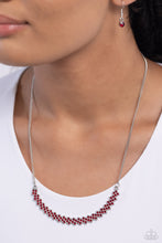Load image into Gallery viewer, Dicey Demure Red Necklace