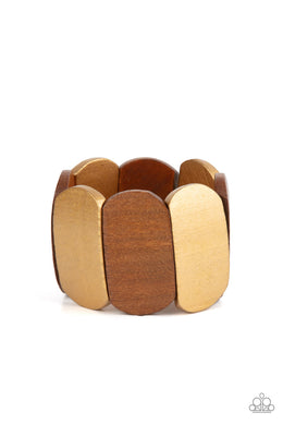 Natural Nirvana Gold Wood Bracelets
