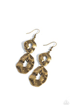 Load image into Gallery viewer, Gallery Gravitas Brass Earrings