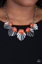 Load image into Gallery viewer, Fearlessly Ferocious Orange Necklace
