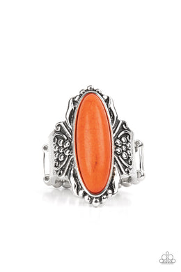 Dreamy Desertscape Orange Ring