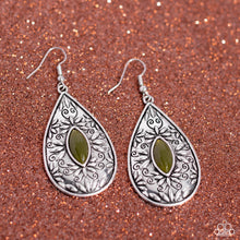 Load image into Gallery viewer, Two PERENNIALS in a Pod Green Earrings