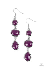 Load image into Gallery viewer, Fashion Frolic Purple Earrings