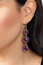 Load image into Gallery viewer, Fashion Frolic Purple Earrings