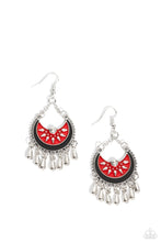 Load image into Gallery viewer, I Just Need CHIME Red Earrings