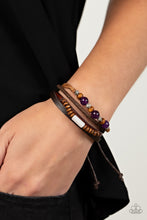 Load image into Gallery viewer, Public In-QUARRY Purple Urban Bracelet