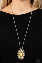 Load image into Gallery viewer, Mojave Medallion Yellow Necklace