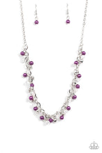 Load image into Gallery viewer, Soft-Hearted Shimmer Purple Necklace