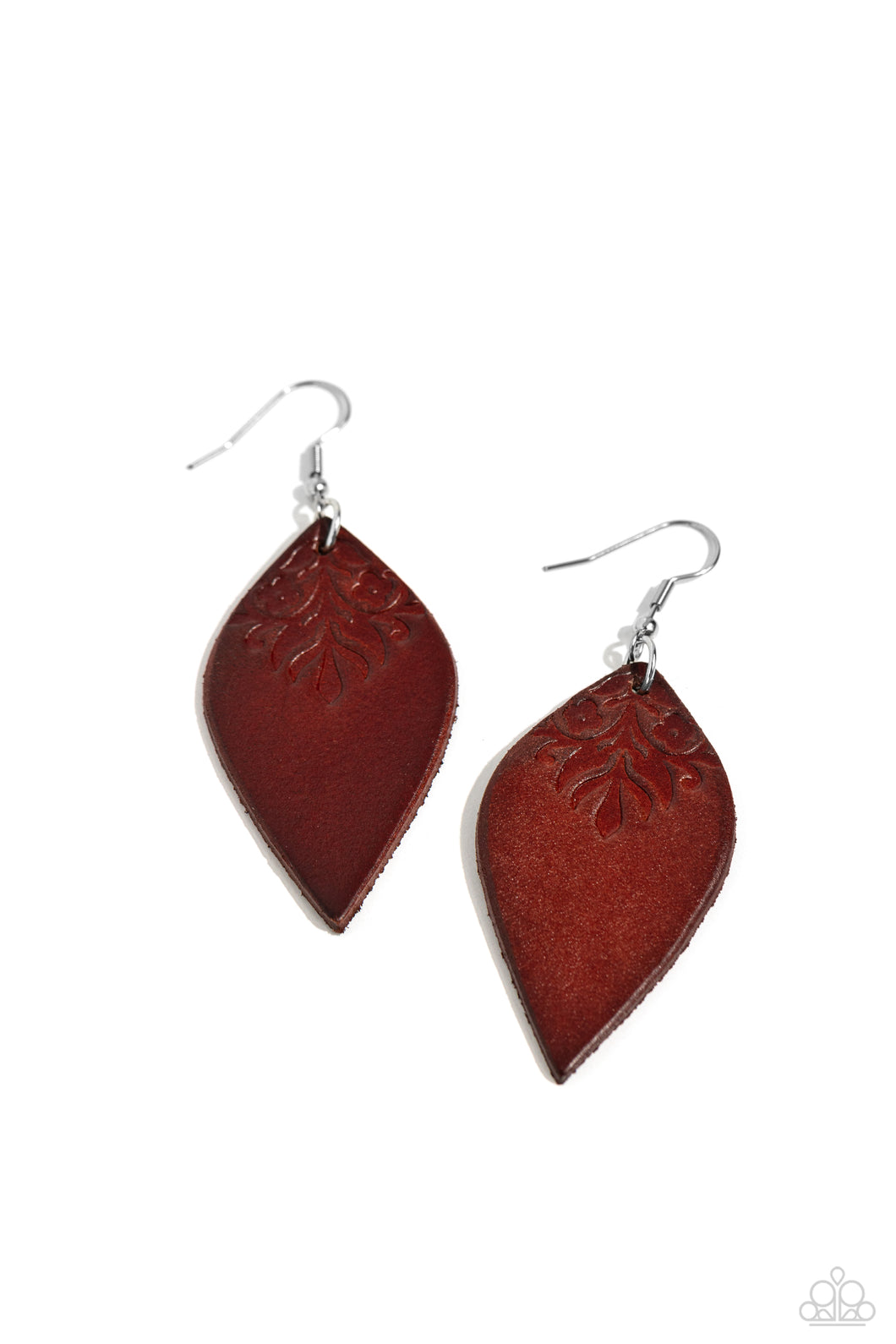 Naturally Nostalgic Brown Earrings