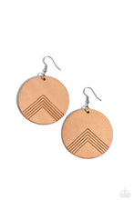 Load image into Gallery viewer, On the Edge of Edgy Brown Earrings