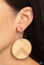 Load image into Gallery viewer, On the Edge of Edgy Brown Earrings