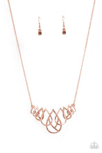 Load image into Gallery viewer, Thunderstruck Teardrops Copper Necklace