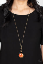 Load image into Gallery viewer, Magic Carpet Cruise Orange Necklace