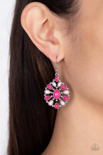 Load image into Gallery viewer, Lively Luncheon Pink Earrings