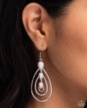 Load image into Gallery viewer, Sweat and TIERS White Earrings