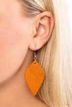 Load image into Gallery viewer, Naturally Nostalgic Yellow Earrings
