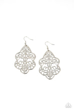 Load image into Gallery viewer, Festive Foliage Silver Earrings