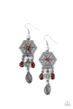 Load image into Gallery viewer, Dreamcatcher Delight Orange Earrings