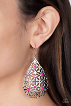Load image into Gallery viewer, Delightfully Daisy Pink Earrings