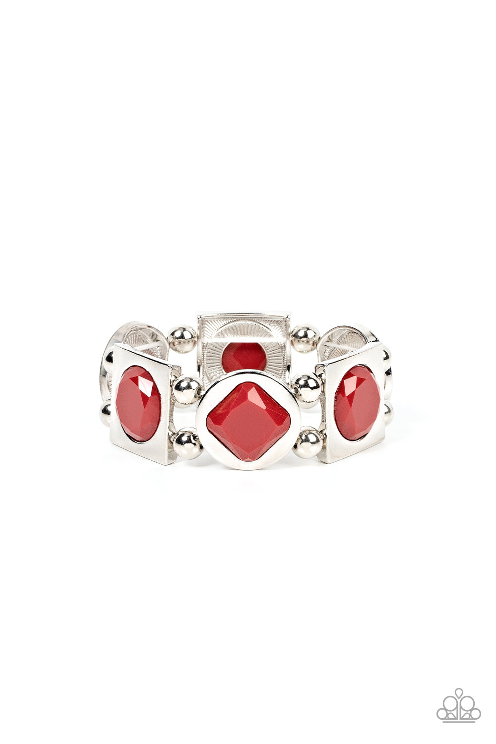 Asymmetrical A-Lister Red Bracelet