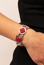 Load image into Gallery viewer, Asymmetrical A-Lister Red Bracelet