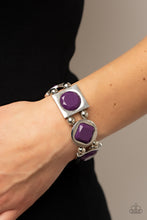 Load image into Gallery viewer, Asymmetrical A-Lister Purple Bracelet