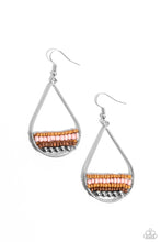 Load image into Gallery viewer, Mojave Mardi Gras Pink Seed Bead Earrings