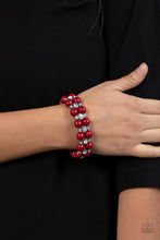 Load image into Gallery viewer, Starlight Reflections Red Bracelet