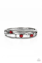 Load image into Gallery viewer, Bonus Bling Red Hinged Bracelet