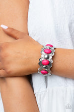 Load image into Gallery viewer, Sandstone Serenade Pink Cuff Bracelet