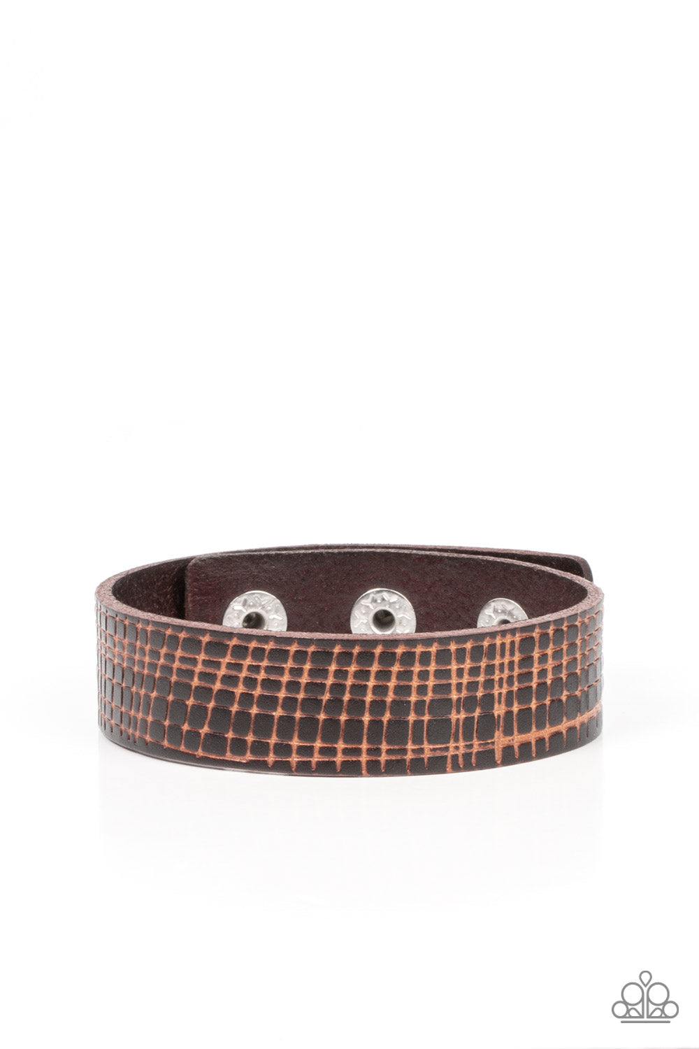 Rugged Reputation Brown Snap Bracelet