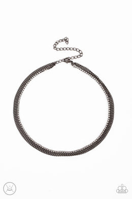 Glitzy Gusto Black Choker