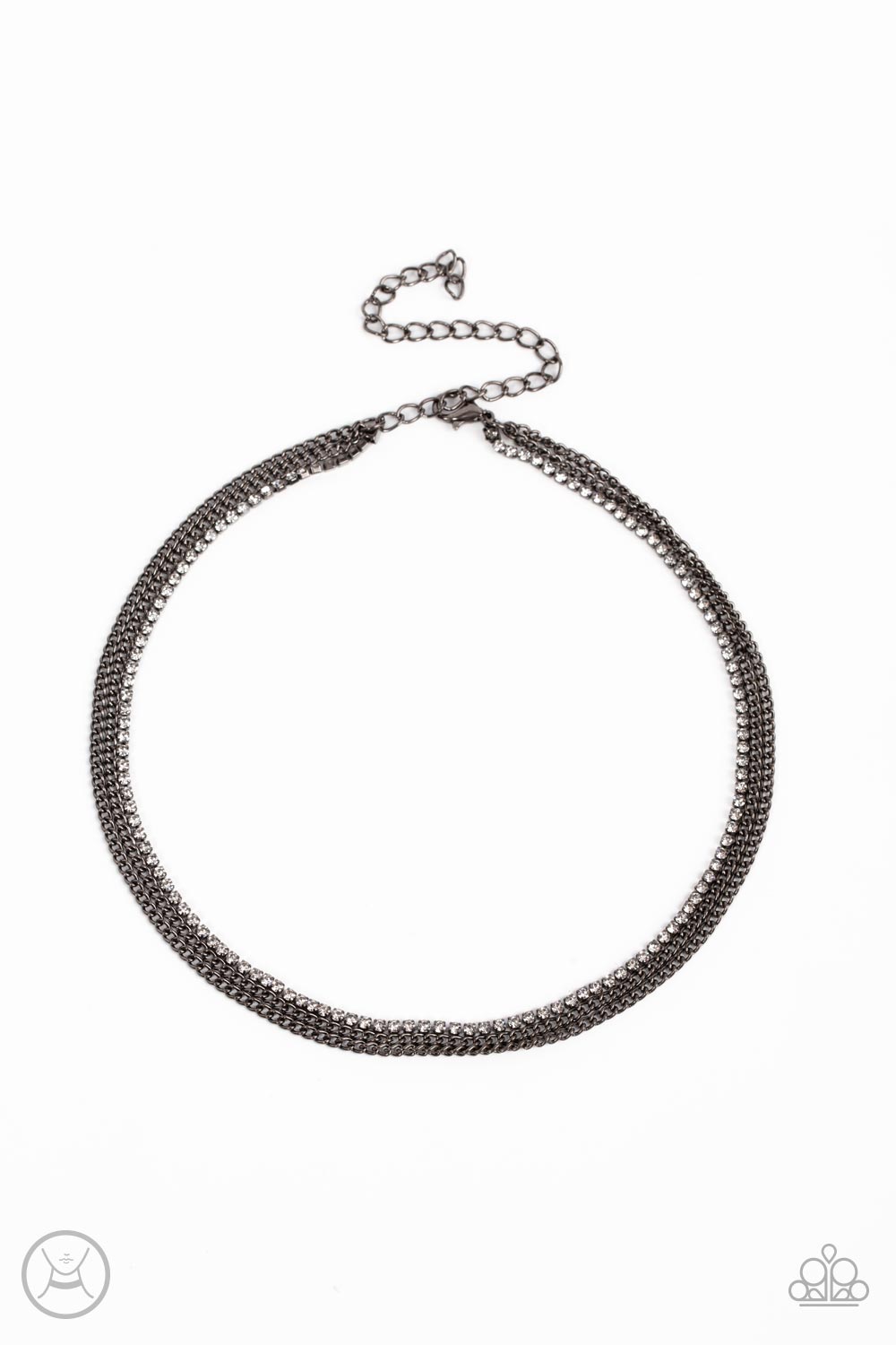 Glitzy Gusto Black Choker
